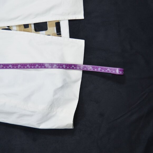 Tahari white trench coat, water resistant mod trench jacket, buttons, pockets M - Picture 15 of 16